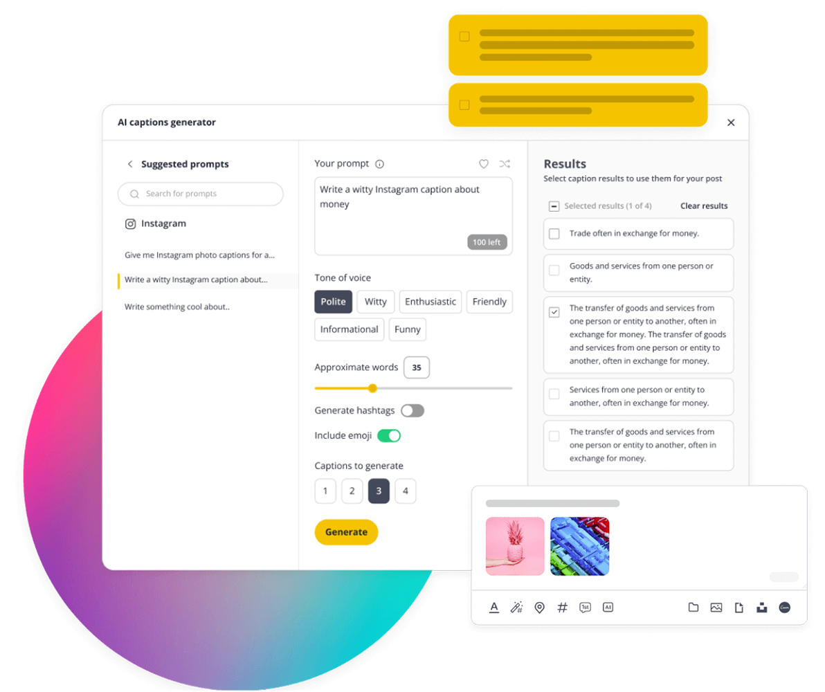 SocialBee Social Media Management - Handle all of your social media tasks from one place.