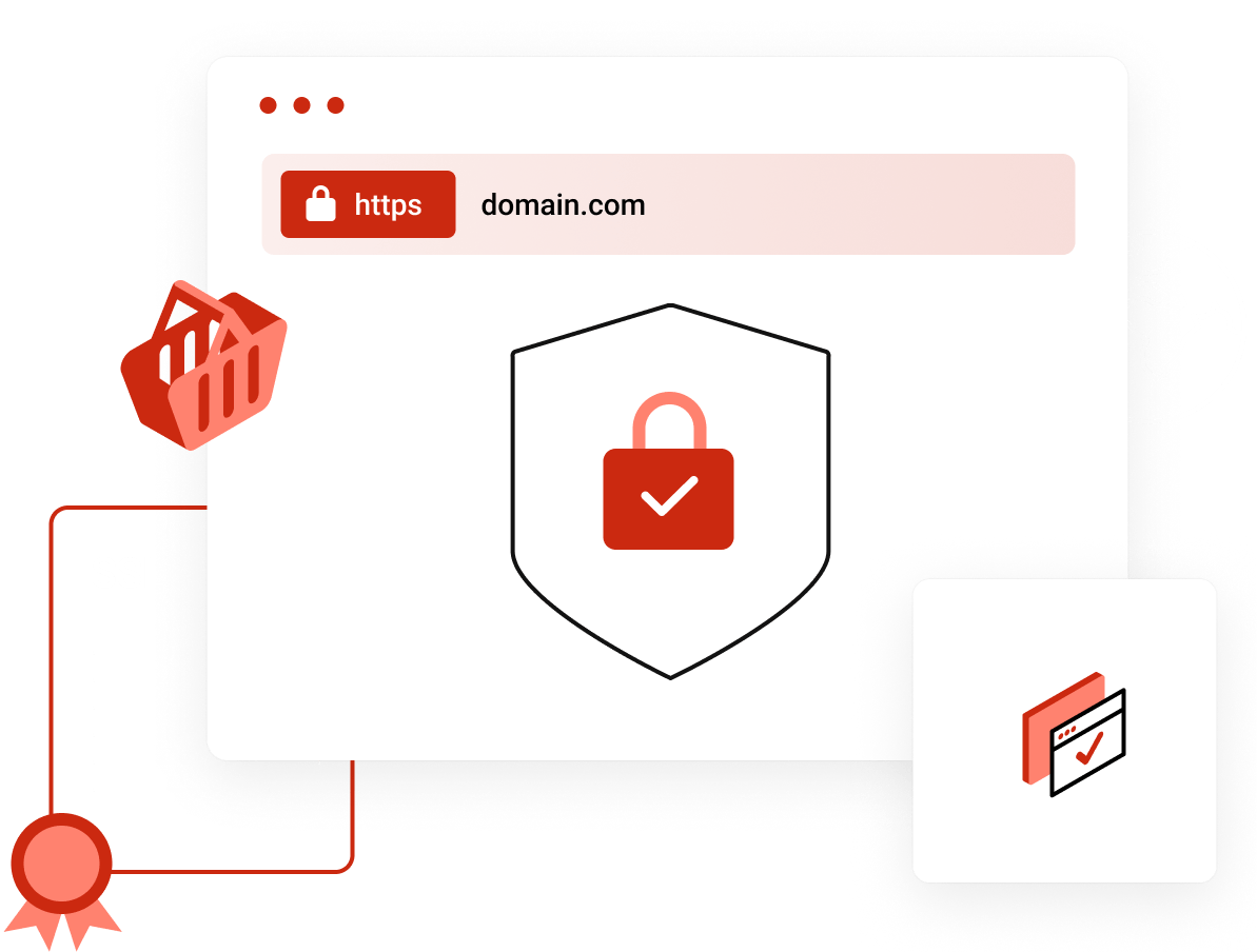 SSL Certificates - SSL certificates create an encrypted connection and establish trust.