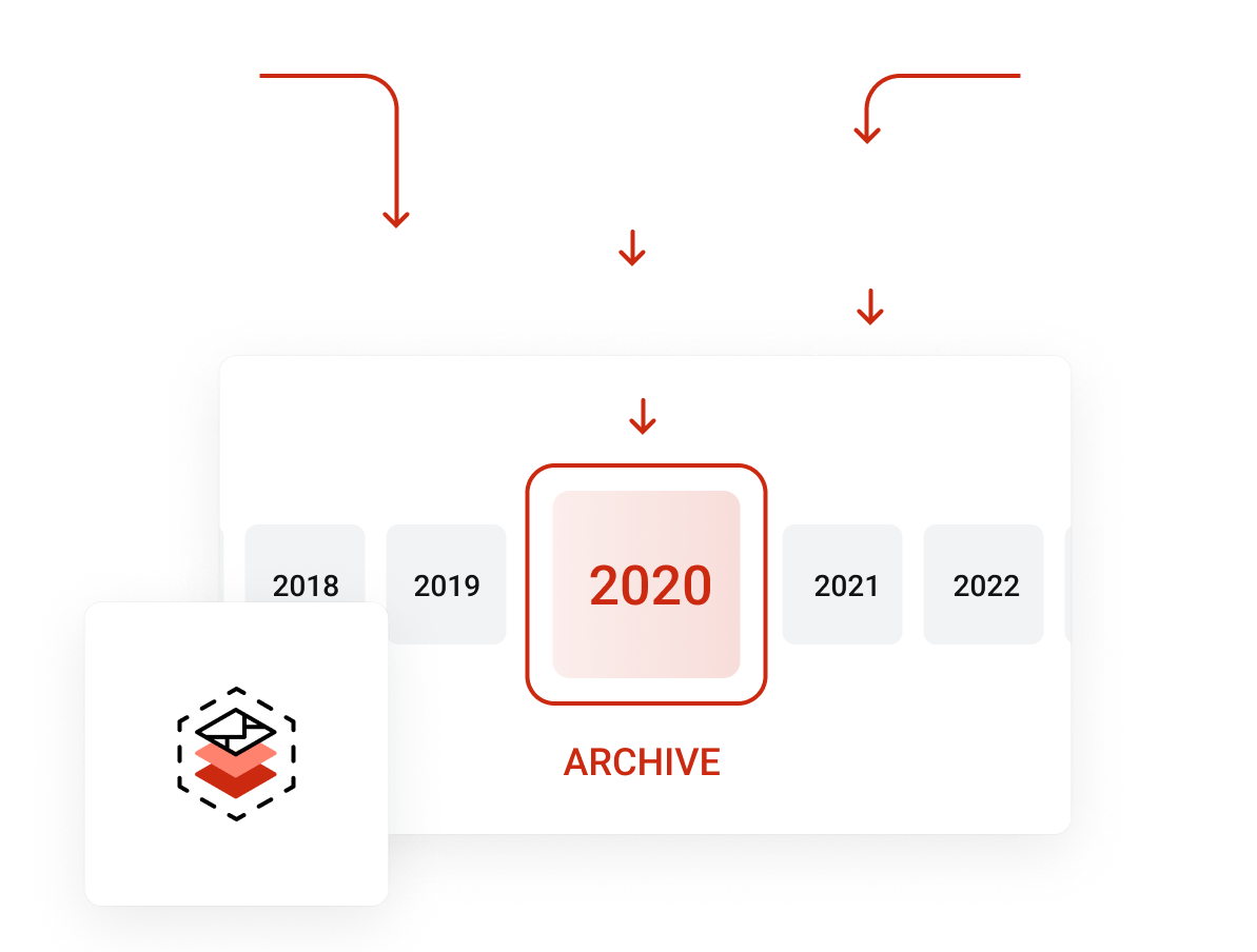 Email Archiving - Recover lost or accidentally deleted emails