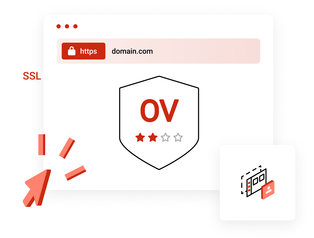 SSL Certificates - Ideal for more sensitive webpages such as login pages