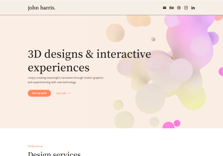 Site Builder - Creative Portfolio